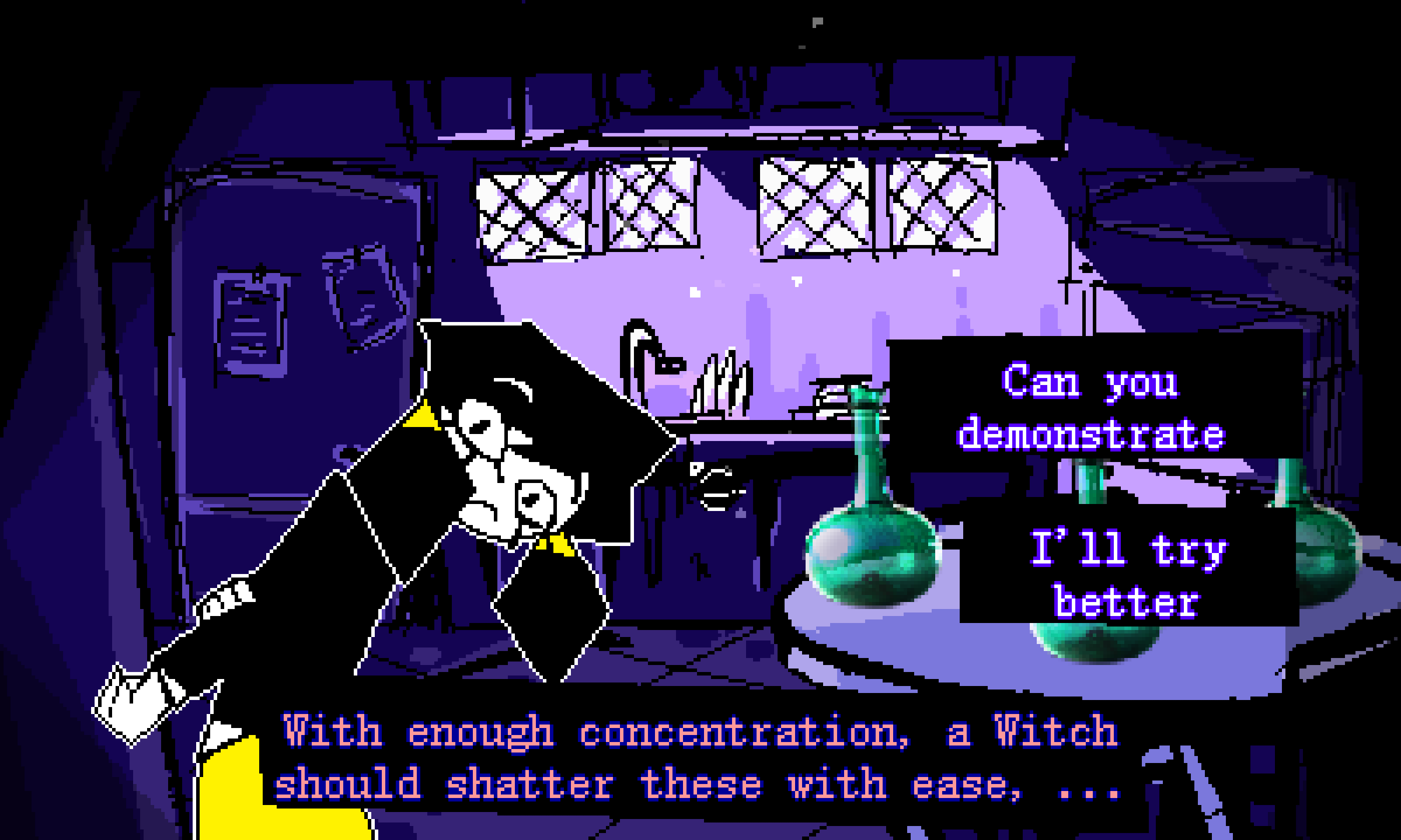A Witch should shatter these with ease ,,,,